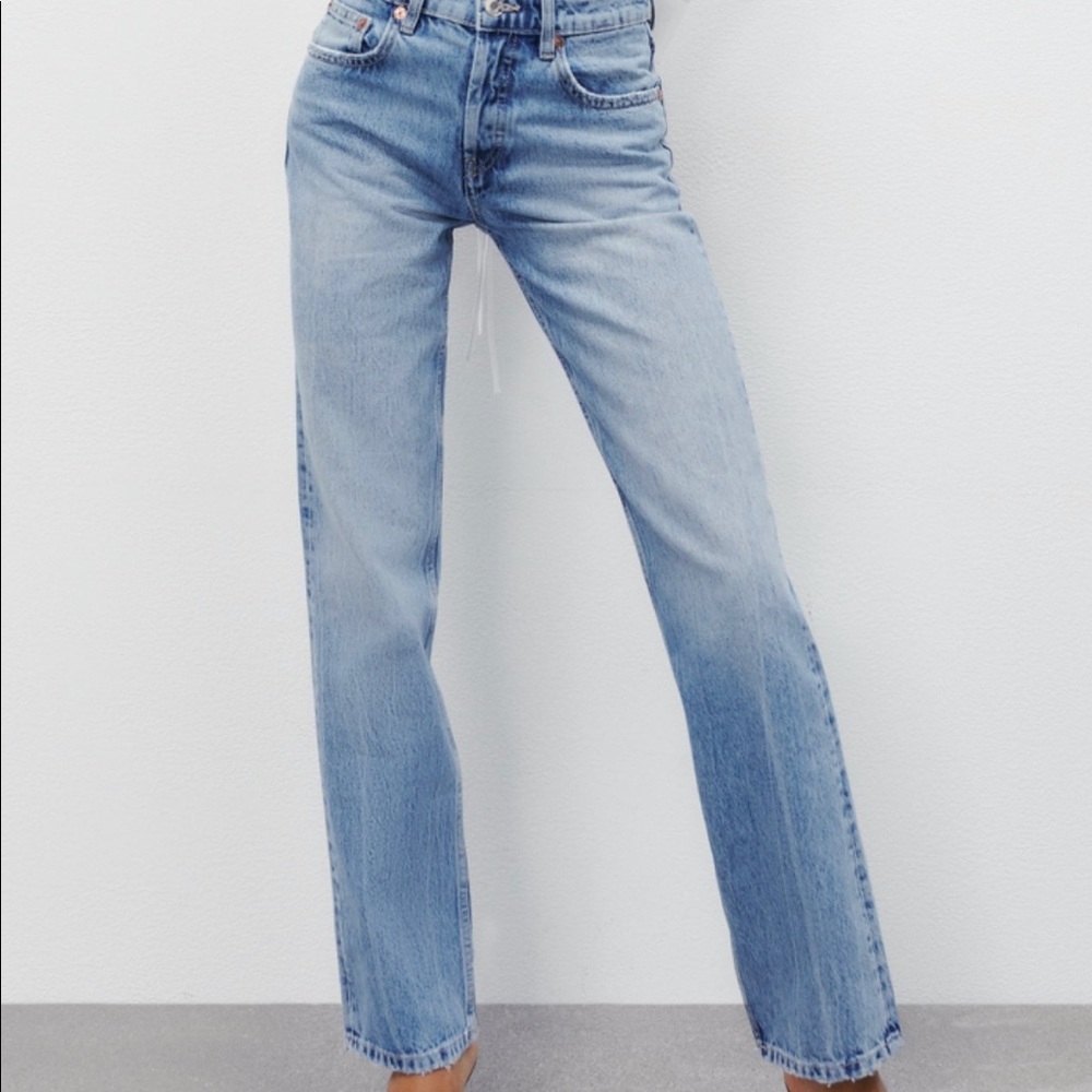 Zara straight-leg jeans